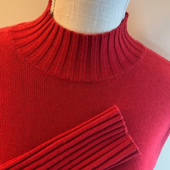 INC brand. Holiday RED tunic sweater - Picture 1 of 3